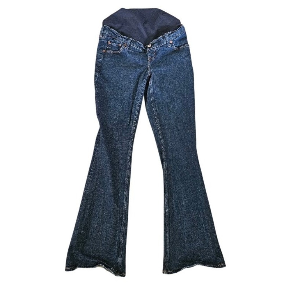 Abercrombie & Fitch Aternity Bootcut Maternity Jeans 26 Long Dark Wash Denim